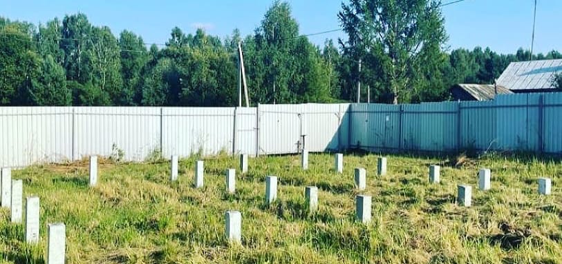 Фундамент на забивных ЖБ сваях