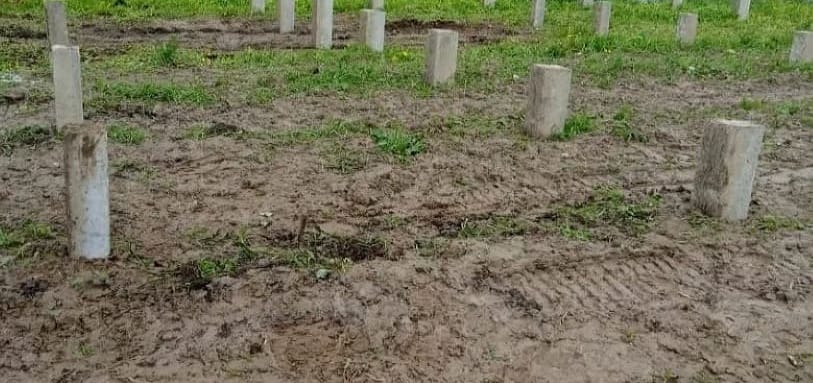 Фундамент на забивных ЖБ сваях